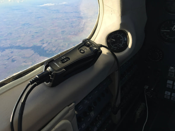 Aviation Headset Control Holders