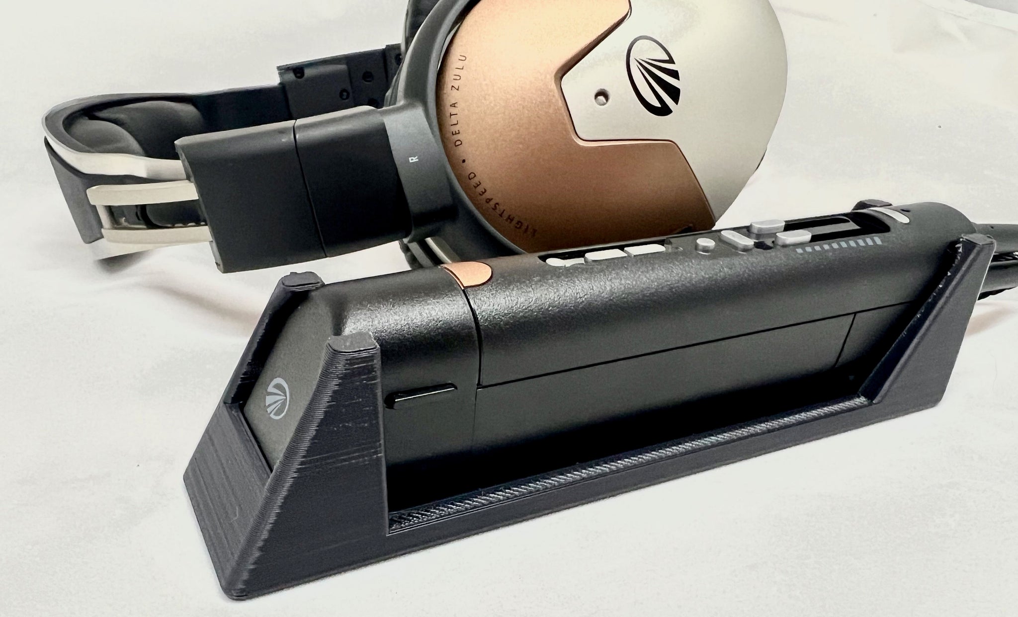 Lightspeed Delta Zulu Aviation Headset Control Mount. Nirvana